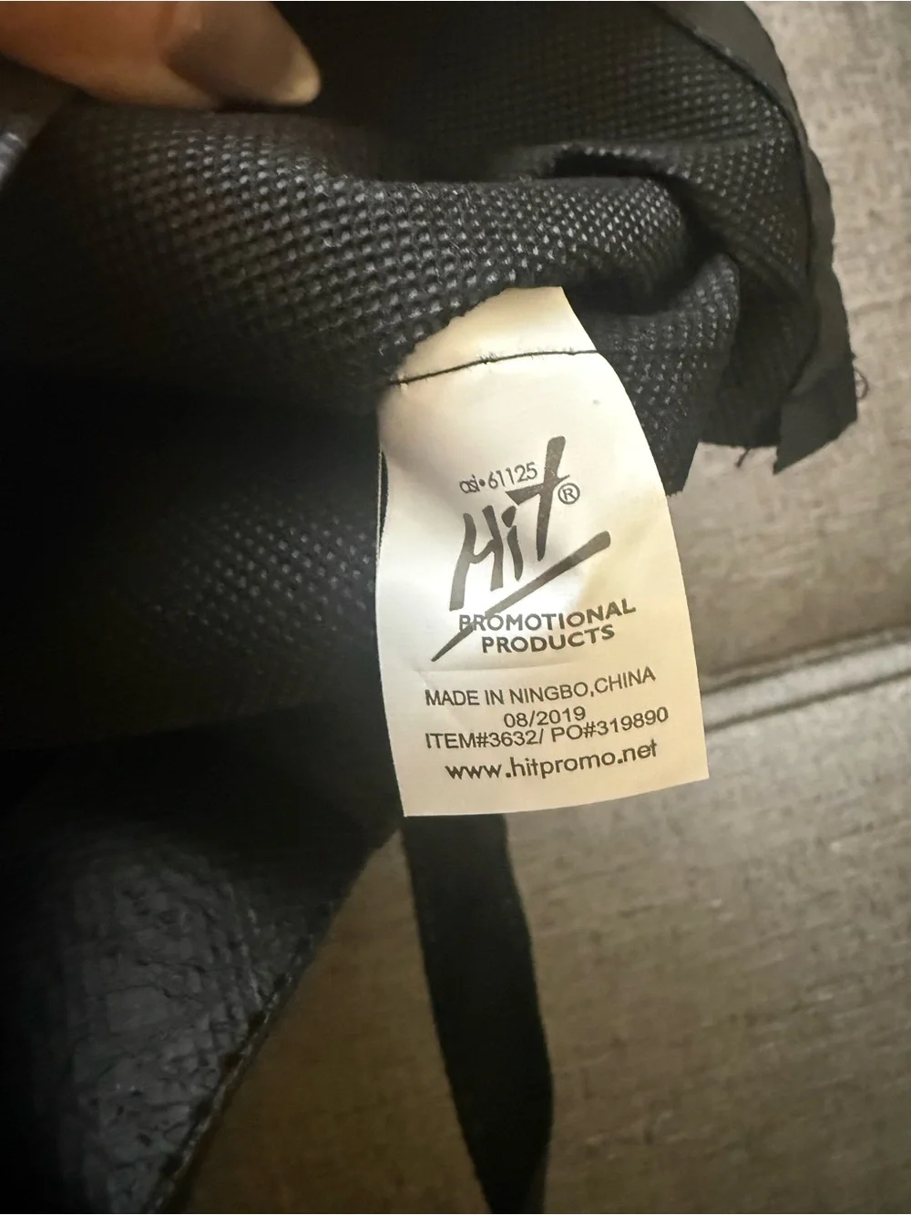El Tesoro Tequila Reusable Tote Bag Black Gold Promotional Shopping Bag 15”